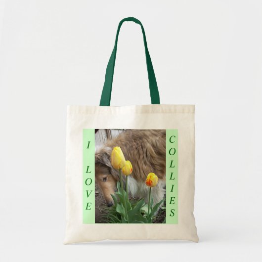 Ik hou van Canvas tas. Tote Bag (Voorkant)