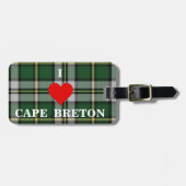 Ik hou van CAPE BRETON Personalized Travel label. Bagagelabel (Voorkant horizontaal)