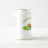 Ik hou van capibara's bierpul (Voorkant links)