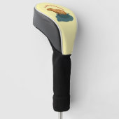 Ik hou van capibara's golfheadcover (Schuin)