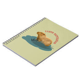 Ik hou van capibara's Knuffel capibara liefhebber Notitieboek