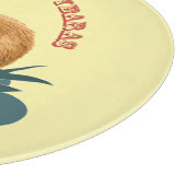 Ik hou van capibara's Knuffel capibara liefhebber Snijplank (Hoek)