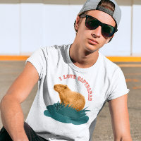 Ik hou van capibara's Knuffel capibara liefhebber