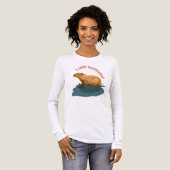 Ik hou van capibara's Knuffel capibara liefhebber Tri-Blend Shirt (Voorkant)