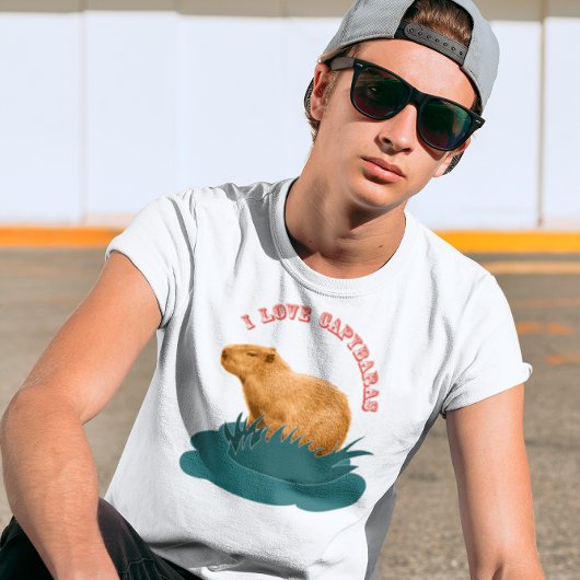 Ik hou van capibara's t-shirt