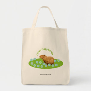 Ik hou van capibara's tote bag