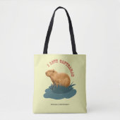 Ik hou van capibara's tote bag (Voorkant)