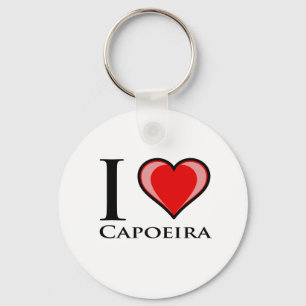 Ik hou van Capoeira Sleutelhanger