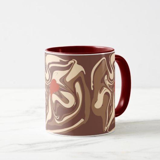 Ik hou van cappuccino mok (Voorkant rechts)