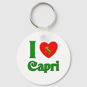 Ik hou van Capri Italië Sleutelhanger