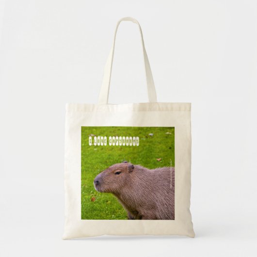 Ik hou van Capybaras Bag Tote Bag (Voorkant)