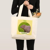 Ik hou van capybaras grote tote bag (Voorkant (product))
