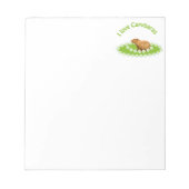 Ik hou van Capybaras Memo Notitieblok (Voorkant)