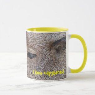Ik hou van capybaras mok