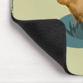 Ik hou van capybaras muismat (Hoek)