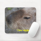 Ik hou van capybaras muismat (Met muis)