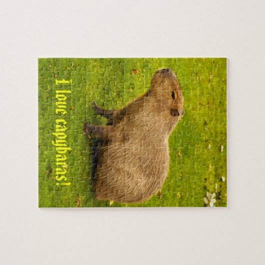 Ik hou van capybaras Puzzle Legpuzzel (Horizontaal)