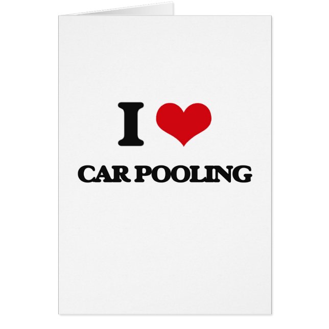 Ik hou van Car Pooling (Voorkant)
