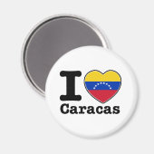 Ik hou van Caracas Magneet (Voorkant / Achterkant)