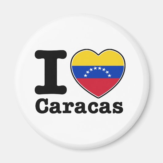 Ik hou van Caracas Magneet (Voorkant)