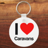 ik hou van caravans sleutelhanger (Voorkant)