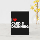 Ik hou van cardio drummen fitnessruimte CL workout Kaart (Gele Bloem)