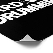Ik hou van cardio drummen fitnessruimte CL workout Poster (Hoek)