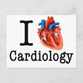 Ik hou van Cardiologie Briefkaart (Voorkant)