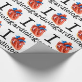 Ik hou van Cardiologie Cadeaupapier (Hoek)