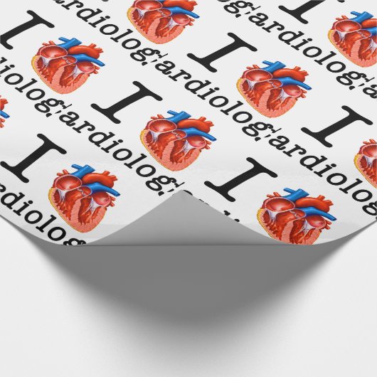 Ik hou van Cardiologie Cadeaupapier (Hoek)