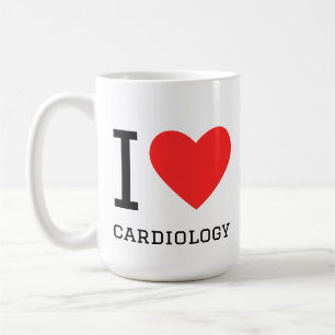 Ik hou van cardiologie koffiemok