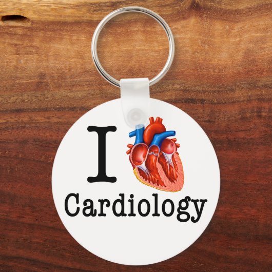 Ik hou van Cardiologie Sleutelhanger (Voorkant)