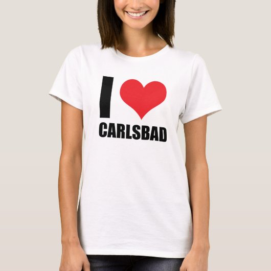 Ik hou van Carlsbad T-shirt (Voorkant)
