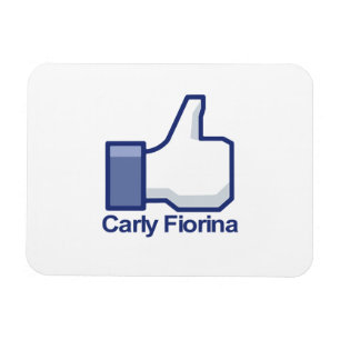 Ik hou van Carly Fiorina Thumbs omhoog Magneet