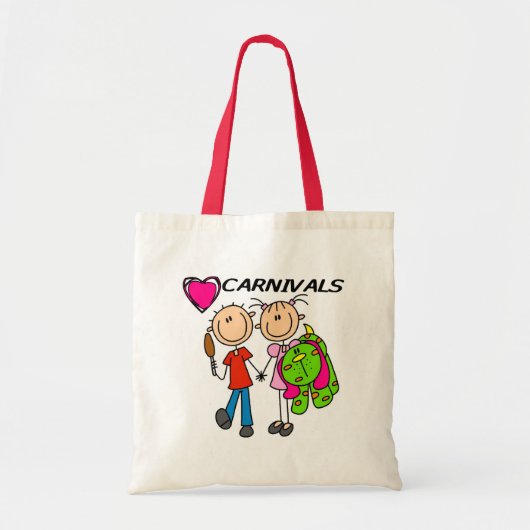 Ik hou van Carnivalen Tote Bag (Voorkant)