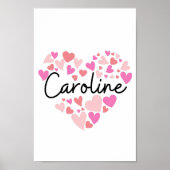 Ik hou van Caroline Poster (Voorkant)