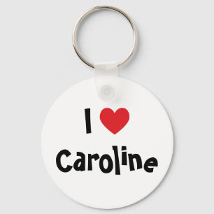 Ik hou van Caroline Sleutelhanger