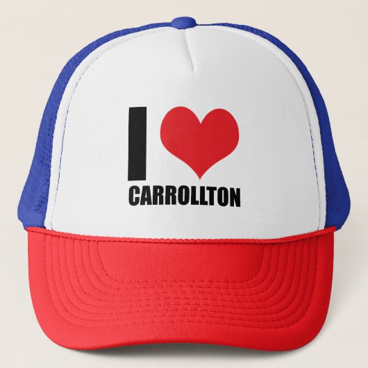 Ik hou van Carrollton Trucker Pet (Voorkant)