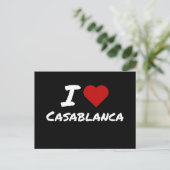 Ik hou van Casablanca stad Marokko  Briefkaart (Staand voorkant)