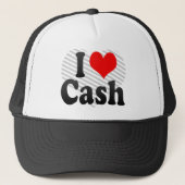 Ik hou van Cash Trucker Pet (Voorkant)