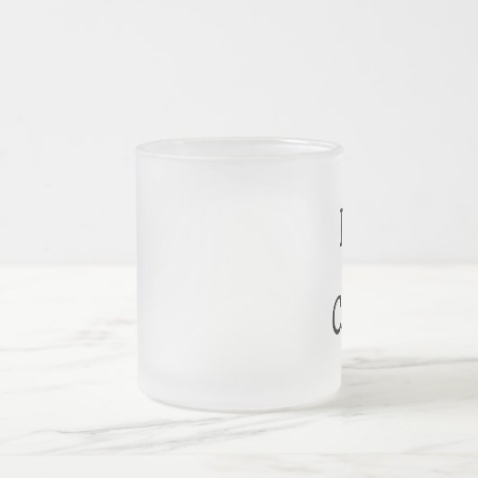 Ik hou van Castor Matglas Koffiemok (Center)