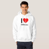 ik hou van catamarans hoodie (Voorkant volledig)