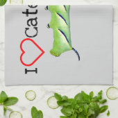 Ik hou van Caterpilars Laurel Sphinx Kitchen Towel Theedoek (Gevouwen)