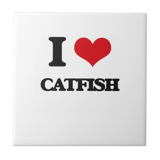 Ik hou van Catfish Tegeltje (Voorkant)