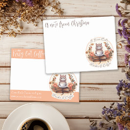 Ik hou van Cats boeken en koffie Schattige Post-it® Notes