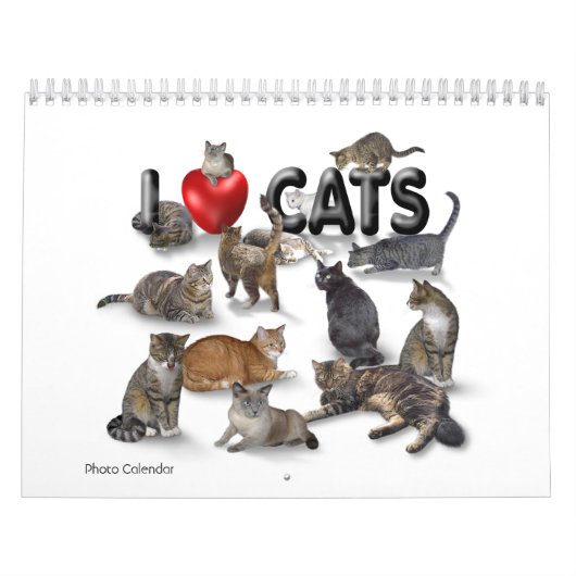 Ik hou van Cats 😻 Calendar Kalender (Hoes)