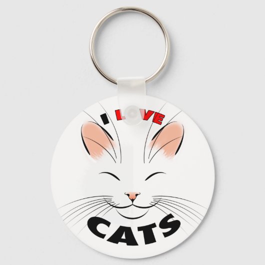 Ik hou van Cats Sleutelhanger (Voorkant)