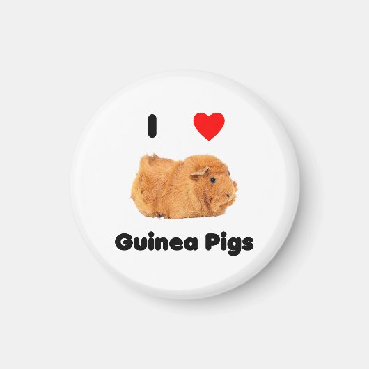 Ik hou van cavia's Magnet (Voorkant)