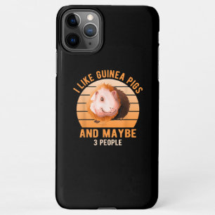 Ik hou van cavia's Wheek Cavy Lover cavia Pig Mom iPhone 11Pro Max Hoesje