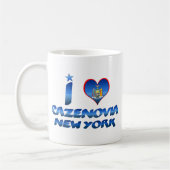 Ik hou van Cazenovia, New York Koffiemok (Links)